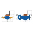 Contor de apa rece multijet cu mecanism umed, 1", R160, exterior, GOBE