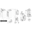 Semineu pe peleti 2,5 - 8,0 kW, pentru 230 m3, Klaudia Plus, Bordeaux, La Nordica-Extraflame