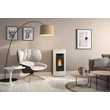 Semineu pe peleti 3,2 - 8,0 kW, pentru 230 m3, Klaudia Plus 5.0, fildes, La Nordica-Extraflame