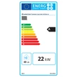 Eticheta energetichă centrală termică în condensare ARISTON Clas One System 24 kW cu tubulatură