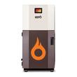 Pachet cu cazan compact pe peleti gata de instalare, KEPO, 25 kW, curatare manuala a arzatorului + 2.5 tone de peleti inclus in pret