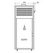 Cazan compact pe peleti gata de instalare, KEPO, 25 kW, curatare manuala a arzatorului