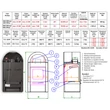 Termosemineu tip centrala 25 kW SAB25 negru cu regulator tiraj