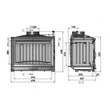 Focar semineu D70 9.5 kW Chazelles