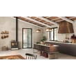 Ambient soba pe lemne, 7.9 kW, pentru 226 m³, ROSETTA 5.0, crem deschis Liberty, La Nordica-Extraflame