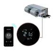 Termostat pentru ventiloconvector, 24 V, negru, FC610, HeizTech