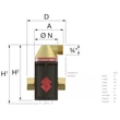 Separator de aer 3/4" Flamcovent Smart 30001 FLAMCO