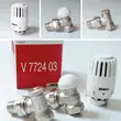Kit cu cap termostatic Project + robinet tur termostatic + robinet retur, 1/2", HERZ, V772403