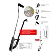 Aparat tacker Capricorn, pentru montare agrafe, incalzire in pardoseala cu diametrul de 40-50-57 mm