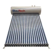 Panou solar presurizat pentru apă caldă menajeră, rezervor din inox 160 litri, 20 tuburi vidate, BlauTech Plus – vedere ansamblu pe suport