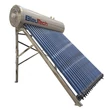 Panou solar presurizat pentru apă caldă menajeră, rezervor din inox 160 litri, 20 tuburi vidate, BlauTech Plus – detaliu tuburi vidate și capăt de condensare