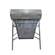 Panou solar nepresurizat automatizat pentru apă caldă menajeră, 120 l, 12 tuburi vidate Ø58×1800, rezervor inox, SR501, HeizTech Plus – detaliu racorduri: aerisire, apă caldă, golire, apă rece