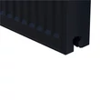 Calorifer din otel tip panou, 22, DK, 600 x 600 mm, negru, EURAD