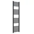 Calorifer portprosop pentru baie, decorativ, negru, drept, cu 28 tevi, 400 x 1600, 602 W