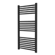 Calorifer portprosop pentru baie, decorativ, negru, drept, cu 18 tevi, 500 x 1000, 437 W