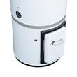 Boiler pe lemn cu focar + termoelectric cu serpentina si rezistenta electrica, rezervor izolat, Omega, SZ0080C2V, 80 l – RESIGILAT