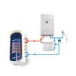 Boiler termoelectric TESY 150 litri cu 2 serpentine, montaj vertical