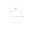 Dimensiuni identificare cod VRV50 vas expansiune AQUASYSTEM 8 bari