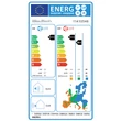 Eticheta energetică aparat aer conditionat inverter split, 12000 BTU, A+++, negru, WiFi, cu micropori, racire-incalzire, dezumidificare, lumina UVC, silentios, design elegant, BlauTech Premium Plus