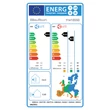 Eticheta energetică aparat aer conditionat inverter split, 12000 BTU, A+++, gri, WiFi, cu micropori, racire-incalzire, dezumidificare, lumina UVC, silentios, design elegant, BlauTech Premium Plus
