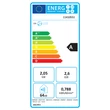 Eticheta energetica aparat de aer condiționat portabil mobil, 7000 BTU, 2050 W, clasa A, funcție ventilație cu răcire, programator, mod dormitor, telecomandă, Blautech Premium Plus