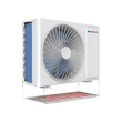 Aparat aer condiționat 12000 BTU, A++ răcire/A+ încălzire, Wi-Fi, R32, încălzire până la -20 °C, BlauTech 11410578 – vedere unitate exterioară cu încălzitor