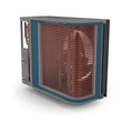 Pompa de caldura 8 kW, tip hidro-split, pentru incalzire, unitate interioara, Daikin, Altherma 3 H MT ETBH12E6V + unitatea exterioara, EPRA08EV3, Daikin, A H MT, cu incalzitor electric rezerva de 6 kW, monofazic