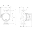 Dimensiuni pompa de recirculare apa calda GRUNDFOS ALPHA2 GO 32-40 180, 93074222, 21 W, H max. 2.06 m, Q max. 1.53 mc/h, 180 mm, 230 V