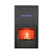 Termoșemineu negru pentru centrală termică – BlauTech BT-HIDRO20 A, 18.4 kW