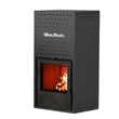 Termoșemineu negru pentru centrală termică – BlauTech BT-HIDRO20 A, 18.4 kW
