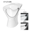 Set WC compact cu rezervor 3/6 l, mecanism si capac, CERSANIT Cersania K11-2339