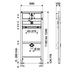 Modul montaj pisoar Compact2 030750099 SCHELL