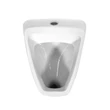 Detaliu pisoar GLADYS din ceramică albă, design modern