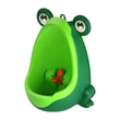 Pisoar olita forma broasca pentru baieti, cu tinta distractiva de tintire cu prindere de perete, model, verde, din plastic Pisoar olita forma broasca pentru baieti, cu tinta distractiva de tintire cu prindere de perete, model, verde, din plastic