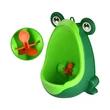 Pisoar olita forma broasca pentru baieti, cu tinta distractiva de tintire cu prindere de perete, model, verde, din plastic Pisoar olita forma broasca pentru baieti, cu tinta distractiva de tintire cu prindere de perete, model, verde, din plastic
