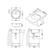 Chiuveta bucatarie inox, Form 30 leinen, 1 cuva rotunda, ALVEUS