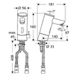 Baterie cu senzor electronic pentru lavoar, 9V, Schell, Puris E HD-M,  012260699