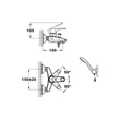 Baterie cada-dus cu set de dus TEKA Junior Evo 951-1104-00