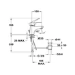 Baterie lavoar cu ventil TEKA Junior Evo 150-0058-00