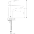 Baterie pentru lavoar Taxo S951-223 CERSANIT