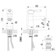 Baterie lavoar monocomanda, Villa, LM4806C-EU, Lemark