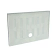 Vedere de jos cadita dus rectangulara din ABS si acril 70 x 100 x 5 cm, RTA07 GLADYS