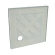Vedere de jos cadita de dus patrata din ABS si acril 80 x 80 x 5 cm, RTA02 GLADYS