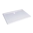 Vedere laterala cadita de dus rectangulara din ABS si acril 80 x 120 x 5 cm, RTA13 GLADYS