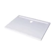 Vedere laterala cadita de dus rectangulara din ABS si acril 80 x 120 x 5 cm, RTA13 GLADYS