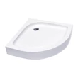 Cădiță de duș 80x80 cm semirotundă GOBE Standard montată în baie
