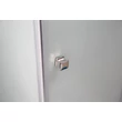 Set perete duș fix, cu dimensiunile 80 x 80 x 185 cm, din sticlă securizată de 5 mm, GLADYS, vedere mâner ABS, un singur mâner