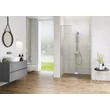 Usa cabina dus 90 x 200 cm, transparenta, montaj stanga, Crea, CERSANIT S159-005
