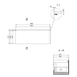 Dulap 100 cm suspendat pentru lavoar, Inverto Calacatta CERSANIT S930-018