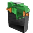 Fosă septică Eco-Bio Imhoff 5, polietilenă LLDPE, 1000 L, Ø110 mm, pentru 2-4 locuitori secțiune tehnologie Imhoff